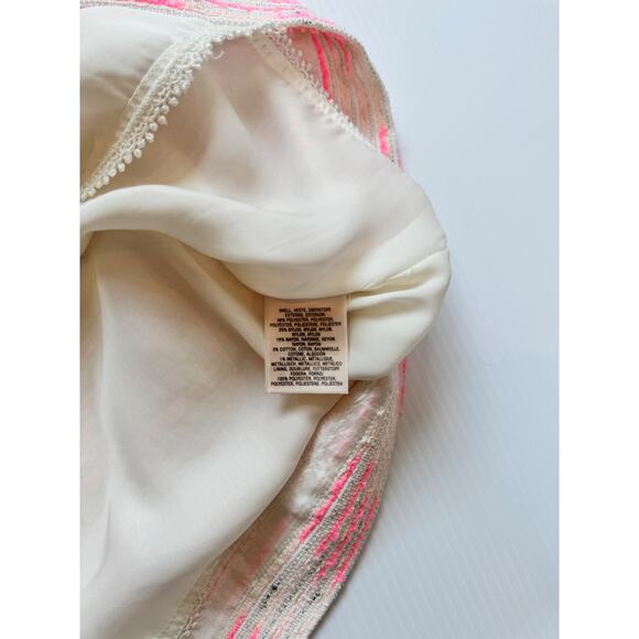 Anthropologie Moulinette Soeurs Pink Tweed Dress Women’s 0 Barbiecore Coquette - Picture 9 of 16